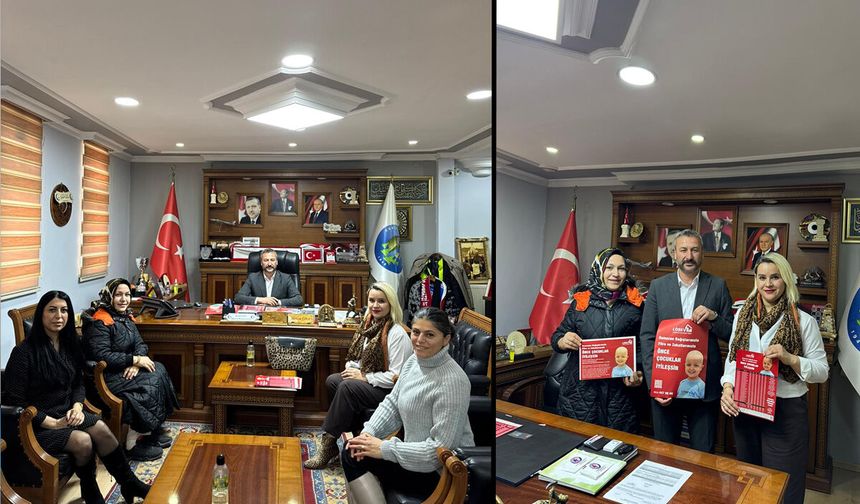 LÖSEV KARABÜK TEMSİLCİLERİNDEN BAŞKAN CİVA'YA ZİYARET