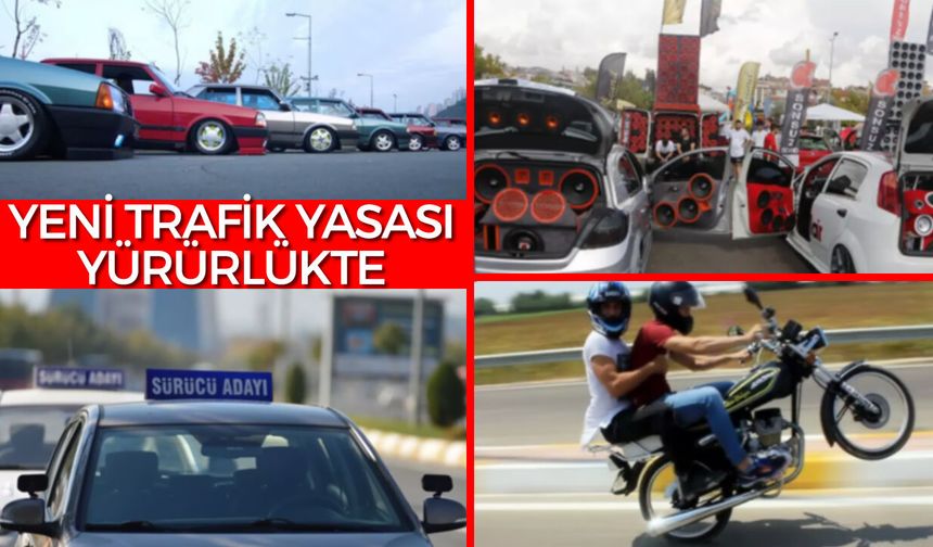 YENİ TRAFİK YASASI YÜRÜRLÜKTE: EHLİYET İPTALİ VE 180 BİN LİRAYA KADAR CEZA