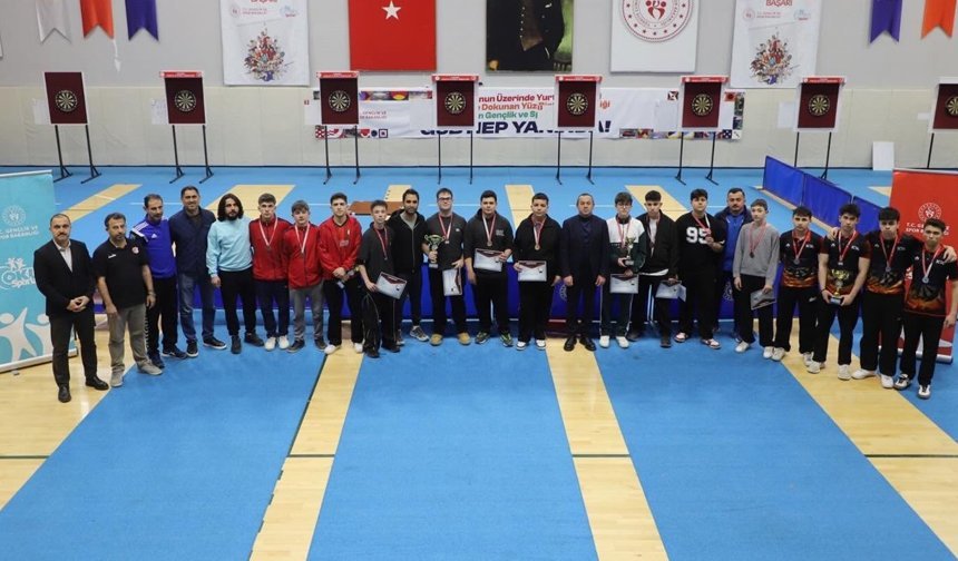 OKUL SPORLARI GENÇ ERKEKLER DART İL BİRİNCİLİĞİ TAMAMLANDI
