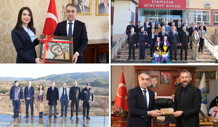 VALİ ÇAĞATAY'DAN ESKİPAZAR ZİYARETİ