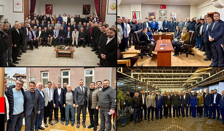 AK PARTİ HEYETİ BAYRAMDA KARABÜK İLÇELERİNİ ZİYARET ETTİ