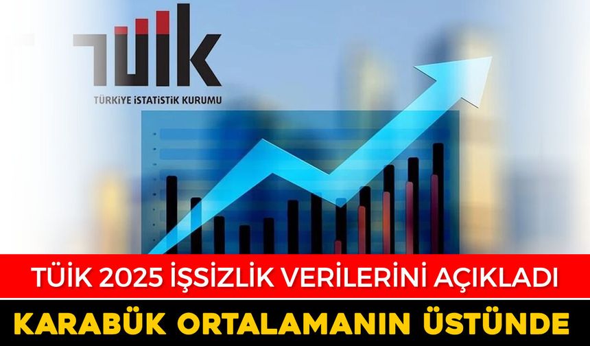 TÜİK İŞSİZLİK VERİLERİNİ AÇIKLADI: KARABÜK ORTALAMANIN ÜSTÜNDE