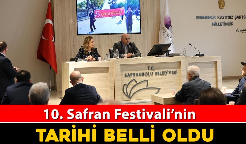 10. SAFRAN FESTİVALİ’NİN TARİHİ BELLİ OLDU