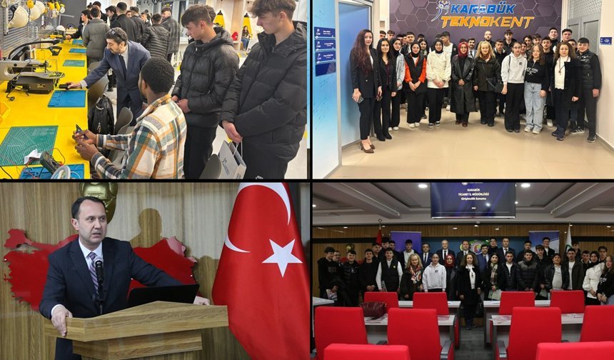 ÖĞRENCİLER GELECEĞİN MESLEKLERİYLE YAKINDAN TANIŞTILAR