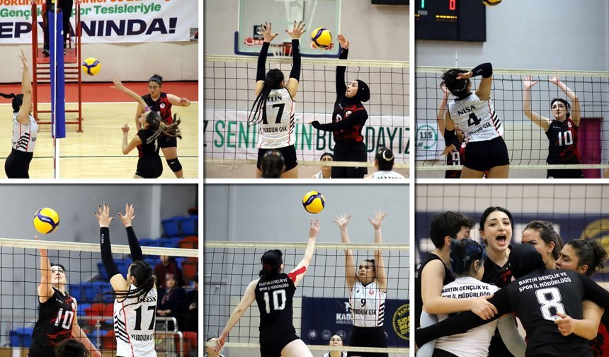 YURT LİG KARADENİZ GRUP 1 VOLEYBOL MÜSABAKALARINDA ŞAMPİYON 'KASTAMONU'
