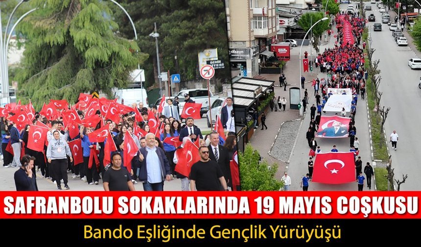 SAFRANBOLU SOKAKLARINDA 19 MAYIS COŞKUSU