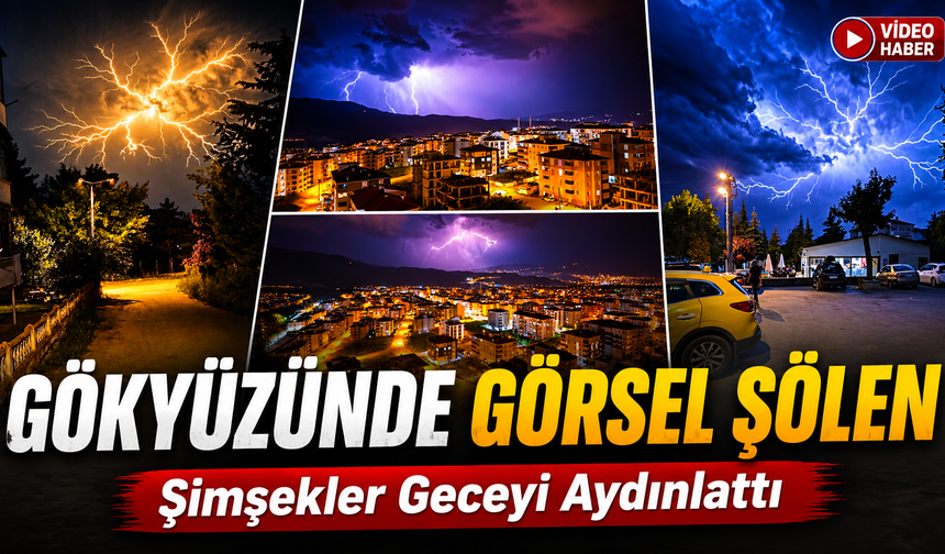 GÖKYÜZÜNDE GÖRSEL ŞÖLEN
