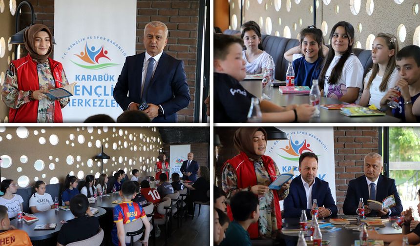 KARABÜK GENÇLİK MERKEZİNDEN ANLAMLI KİTAP ETKİNLİĞİ