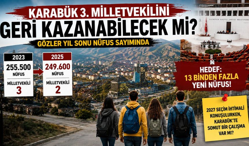 KARABÜK ÜÇÜNCÜ MİLLETVEKİLİNİ GERİ KAZANABİLECEK Mİ?