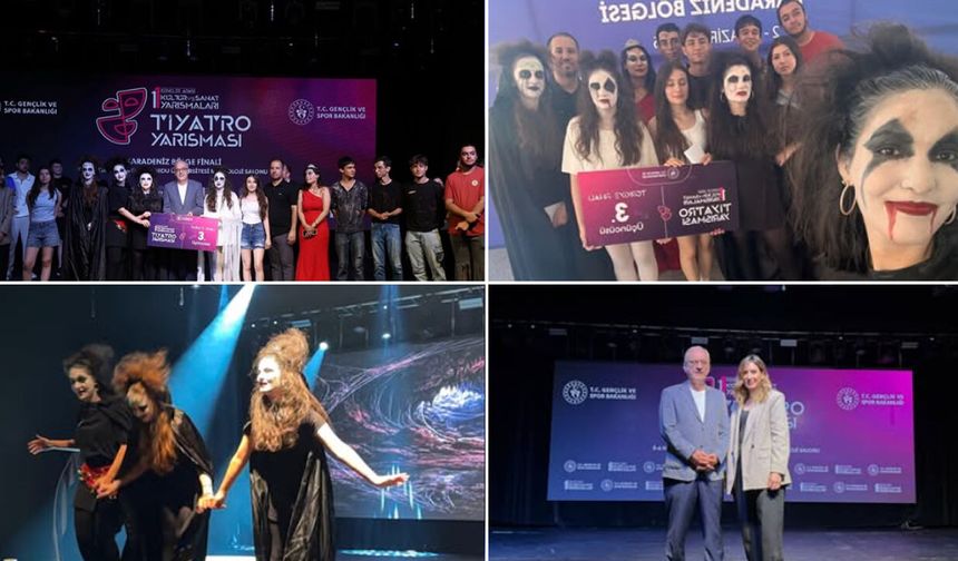 KARABÜKLÜ GENÇLERDEN TİYATRO YARIŞMASINDA BÜYÜK BAŞARI