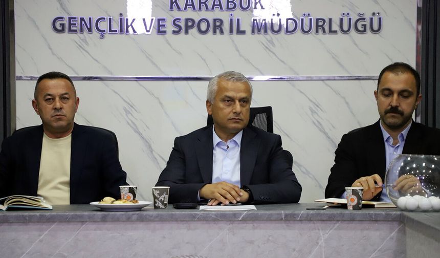 KARABÜK'TE DÜZENLENECEK FUTBOL TÜRKİYE BİRİNCİLİĞİ TEKNİK TOPLANTISI YAPILDI