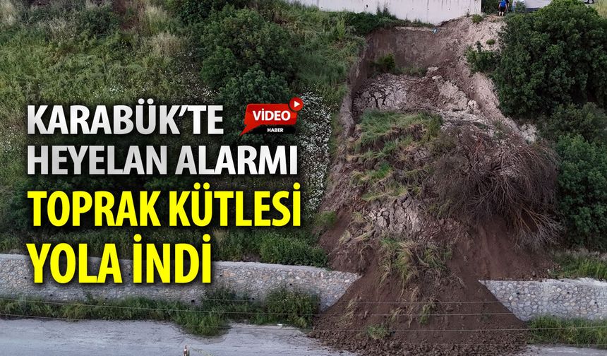5000 EVLER'DE TOPRAK KÜTLESİ YOLA İNDİ
