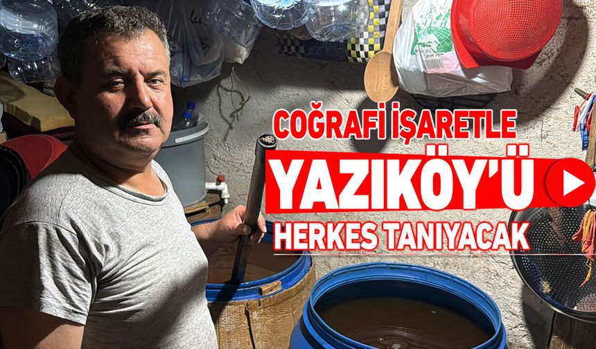COĞRAFİ İŞARET YAZIKÖY ÜZÜM SİRKESİ ÜRETİCİLERİNE UMUT OLDU