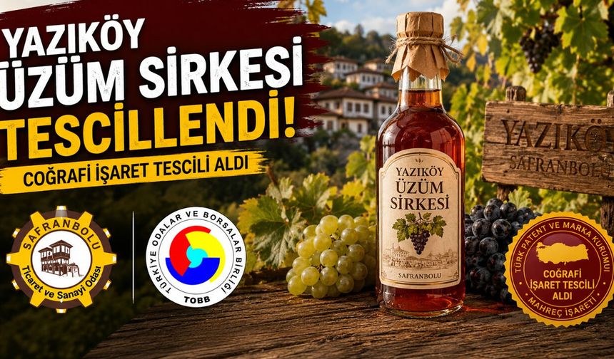 YAZIKÖY ÜZÜM SİRKESİ’NE COĞRAFİ İŞARET TESCİLİ