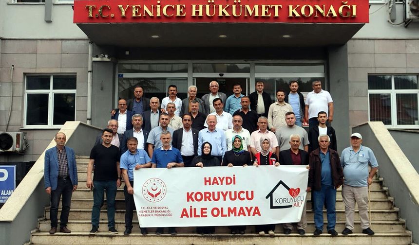 YENİCE'DE SOSYAL RİSK HARİTALARI ÇALIŞMALARI İÇİN MUHTARLARLA GÜÇ BİRLİĞİ