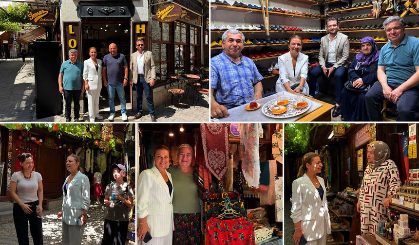 BAŞKAN ELİF KÖSE'DEN TARİHİ ÇARŞI ESNAFINA YAKIN MESAİ