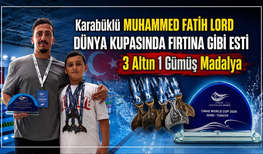 KARABÜKLÜ MUHAMMED FATİH LORD DÜNYA KUPASI'NDA FIRTINA GİBİ ESTİ