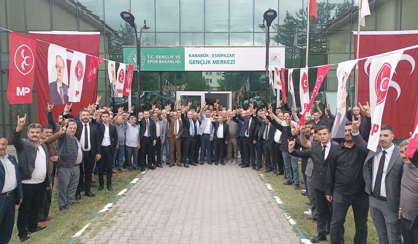 NEVZAT ÇALMAN YENİDEN MHP ESKİPAZAR İLÇE BAŞKANI SEÇİLDİ