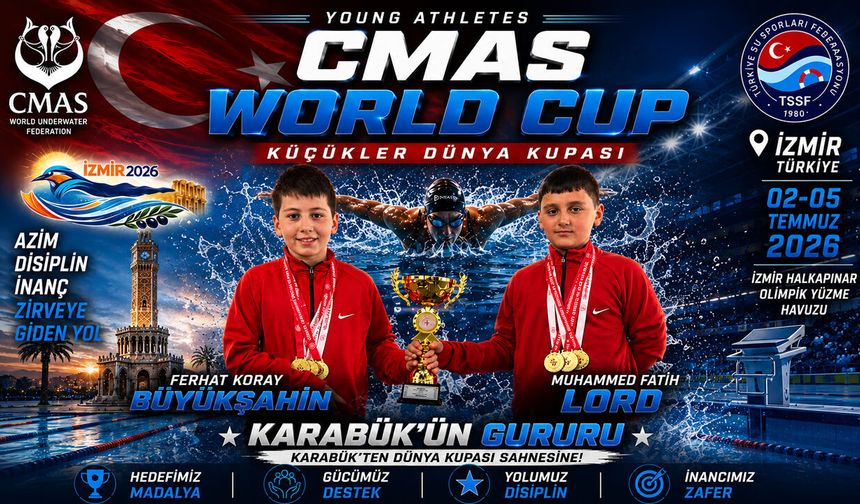 KARABÜK'ÜN ŞAMPİYON KULAÇLARI DÜNYA KUPASI YOLUNDA