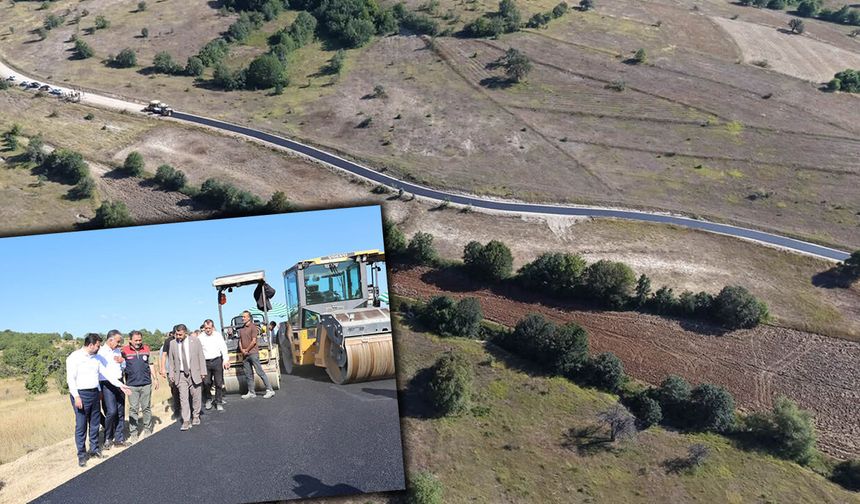 ÇAVUŞLU KÖYÜ’NDE ASFALTLAMA ÇALIŞMALARI SÜRÜYOR