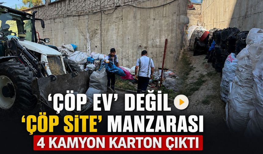 KARABÜK’TE “ÇÖP EV” DEĞİL “ÇÖP SİTE” MANZARASI