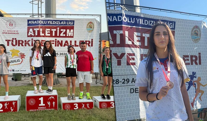ZEHRA OZAN’DAN TÜRKİYE FİNALLERİNDE ÇİFTE MADALYA