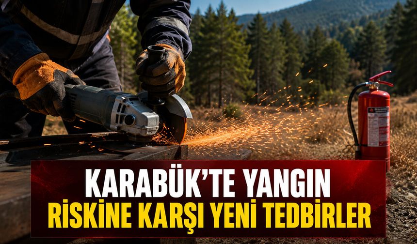 KARABÜK'TE YANGIN RİSKİNE KARŞI YENİ TEDBİRLER