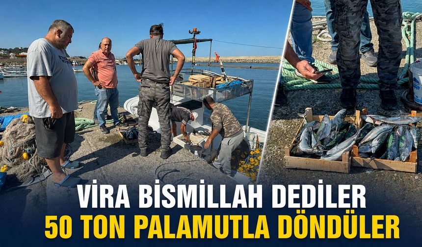VİRA BİSMİLLAH DEDİLER 50 TON PALAMUTLA DÖNDÜLER