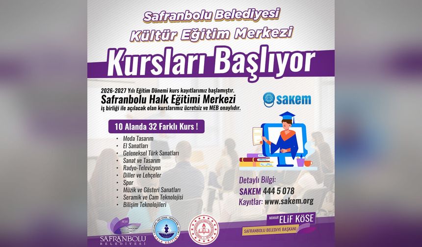 SAKEM 2026-2027 KURS KAYITLARI BAŞLADI