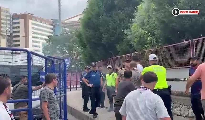 ZONGULDAKSPOR-KARABÜK İDMANYURDU MAÇI ÖNCESİ ARBEDE