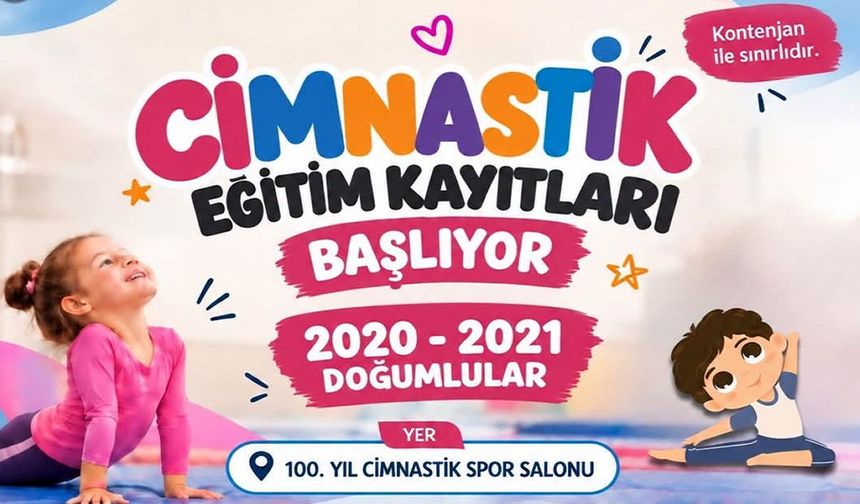 KARABÜK’TE MİNİKLERE CİMNASTİK KAYITLARI BAŞLIYOR!