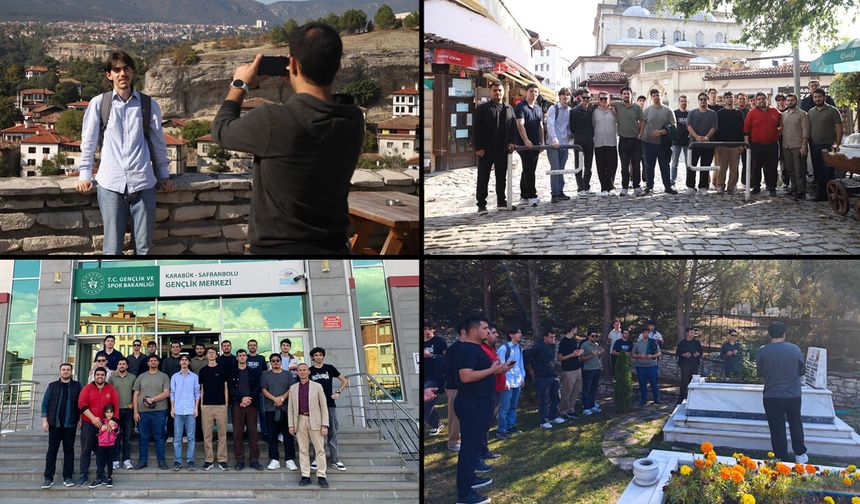 YURT ÖĞRENCİLERİ SAFRANBOLU’DA TARİHLE BULUŞTU