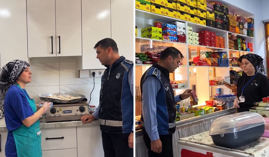 YENİCE’DE OKUL KANTİNLERİNE ZABITA DENETİMİ