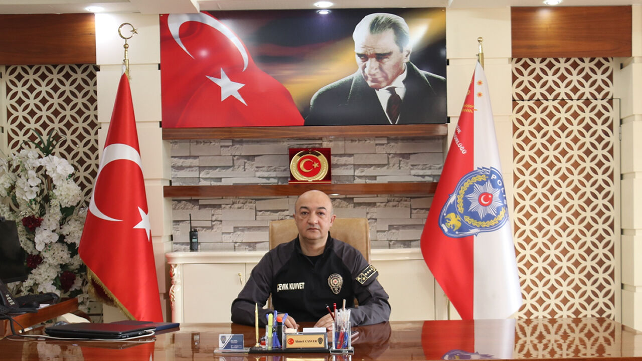 İL EMNİYET MÜDÜRÜ AHMET CANVER'DEN VEDA MESAJI