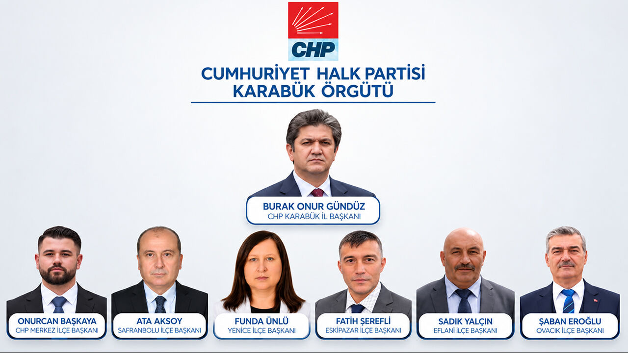 CHP KARABÜK’TE İLÇE ÖRGÜTLENMESİNİ TAMAMLADI