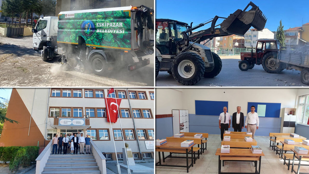 ESKİPAZAR’DA OKULLAR YENİ EĞİTİM YILINA HAZIR