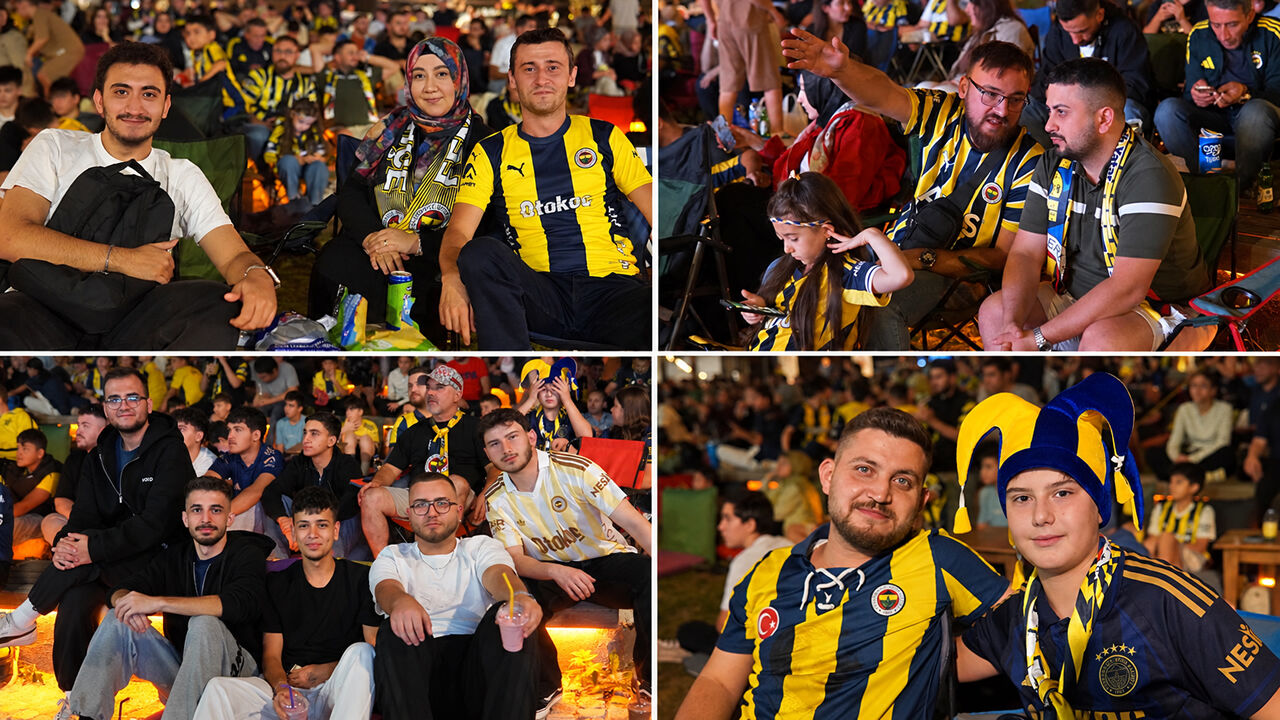 FENERBAHÇE-ROMA MAÇI KARABÜK’TE DEV EKRANDA İZLENDİ