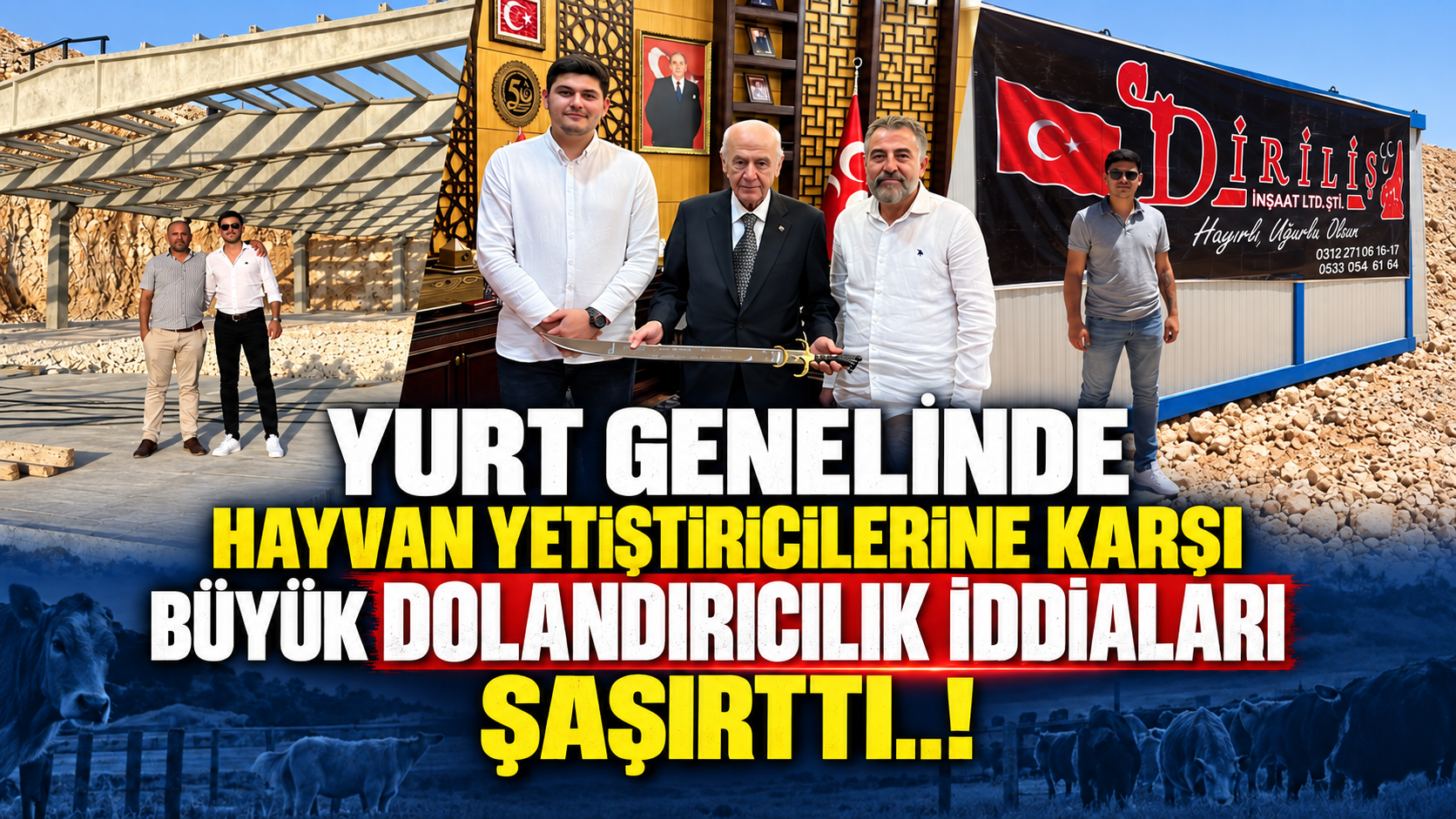 YURT GENELİNDE HAYVAN YETİŞTİRİCİLERİNE BÜYÜK DOLANDIRICILIK İDDİALARI ŞAŞIRTTI..!