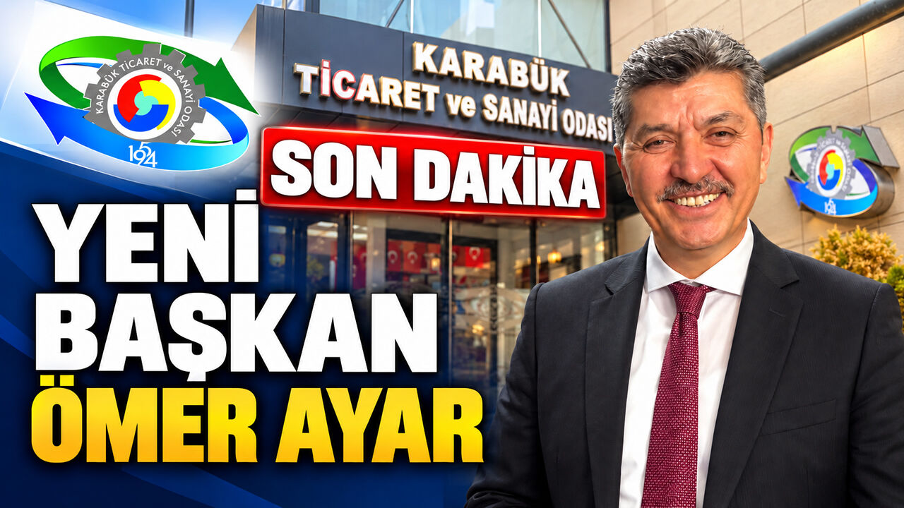 KARABÜK TSO'NUN YENİ BAŞKANI ÖMER AYAR