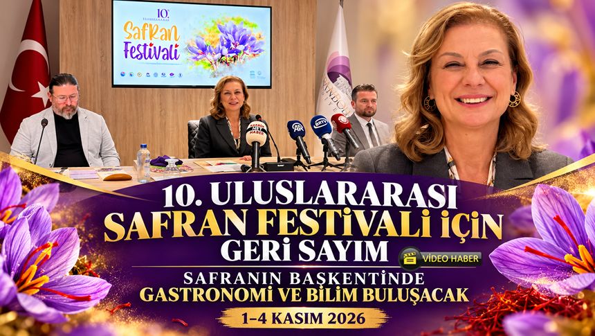 10. ULUSLARARASI SAFRAN FESTİVALİ İÇİN GERİ SAYIM BAŞLADI