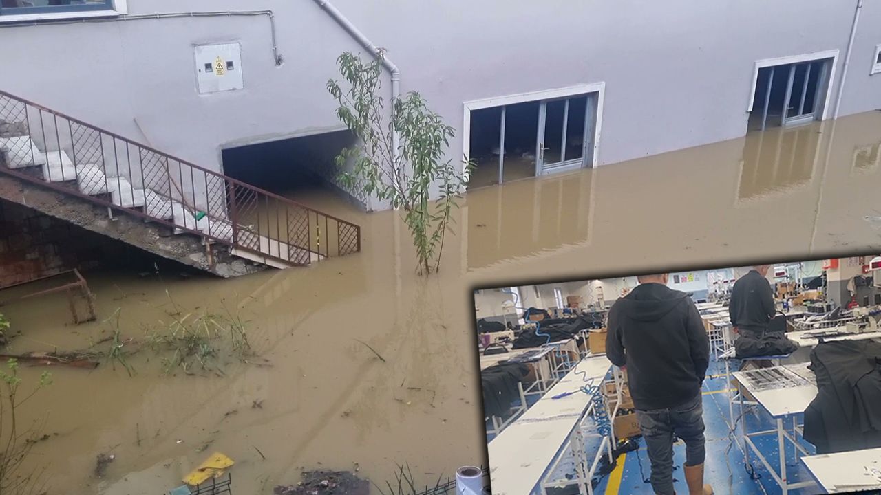 ZONGULDAK'TA İKİ İŞYERİNİ SU BASTI
